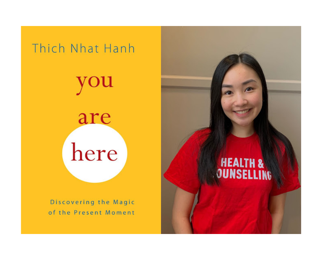 Book cover for "you are here" by Thich Nhat Hahn, and Melody Choi