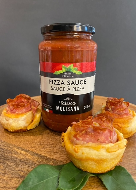 Pizza roses made with the Falesca Molisana Gourmet Pizza Sauce
