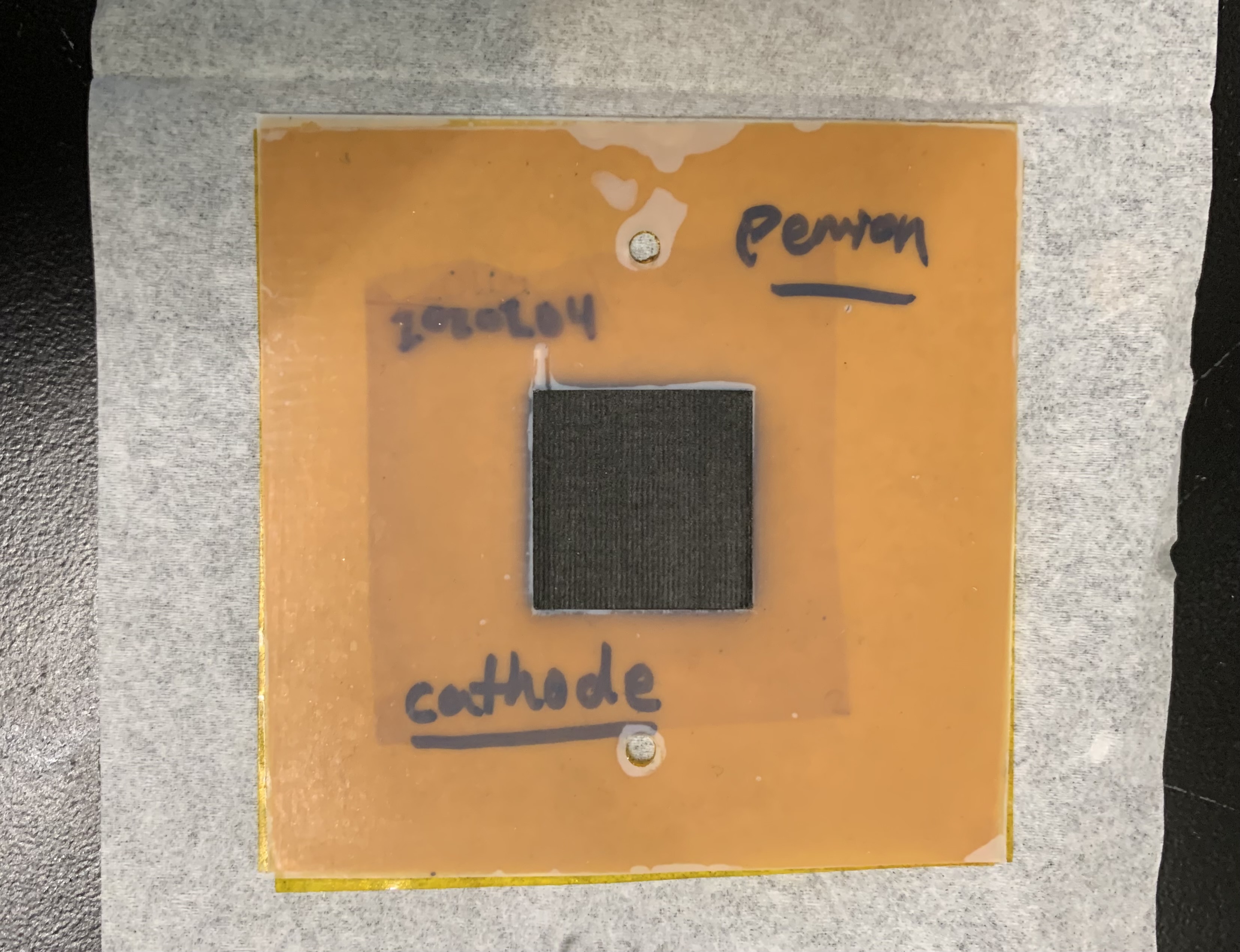 A 5 cm² Fuel Cell Membrane