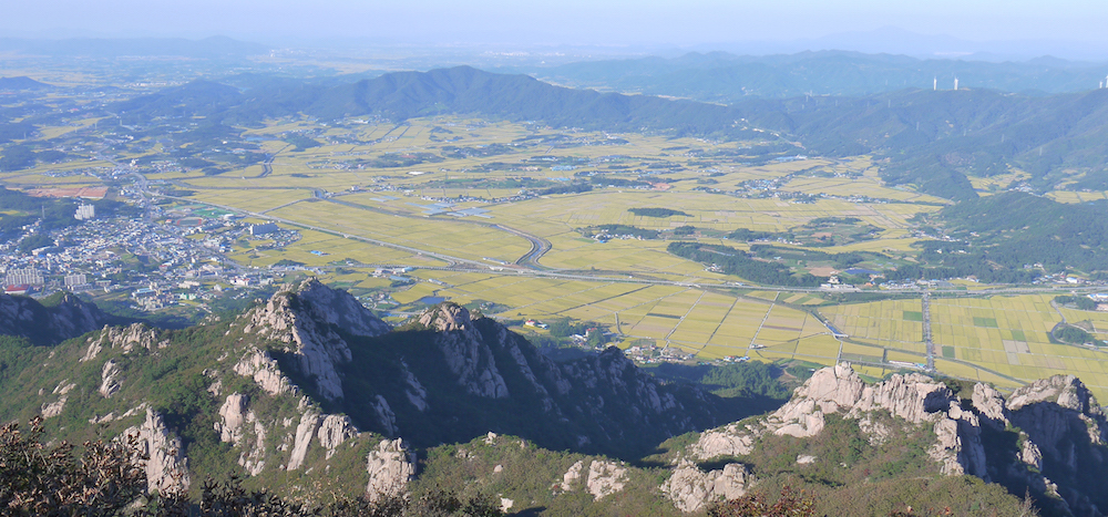 A South Korean landscape 