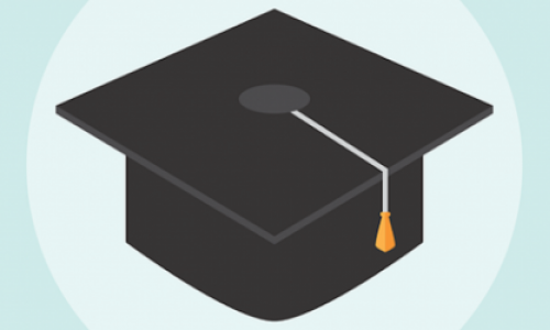 animation of graduation cap