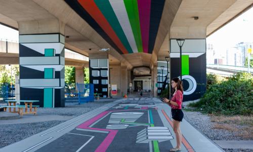 Vancouver Biennale project under the Cambie Bridge