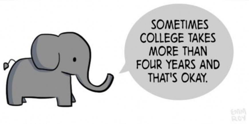 an elephant with a speech bubble
