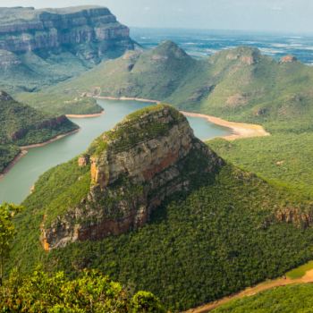 aerial view of south african landscapes