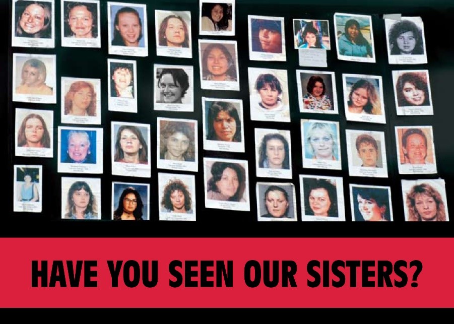 missing Indigenous women polaroid pictures