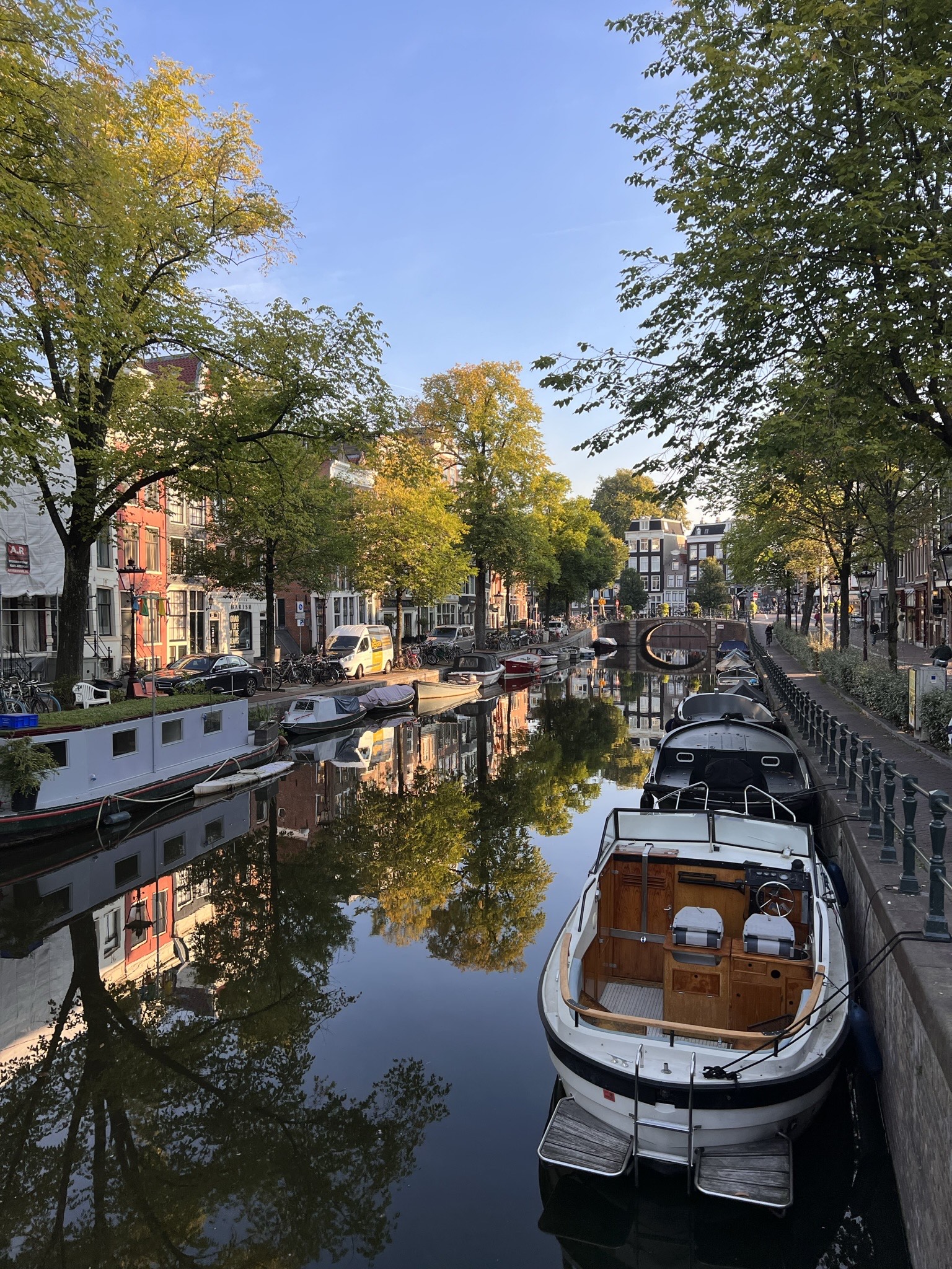 Photo of canal in Amsterdam during the day 