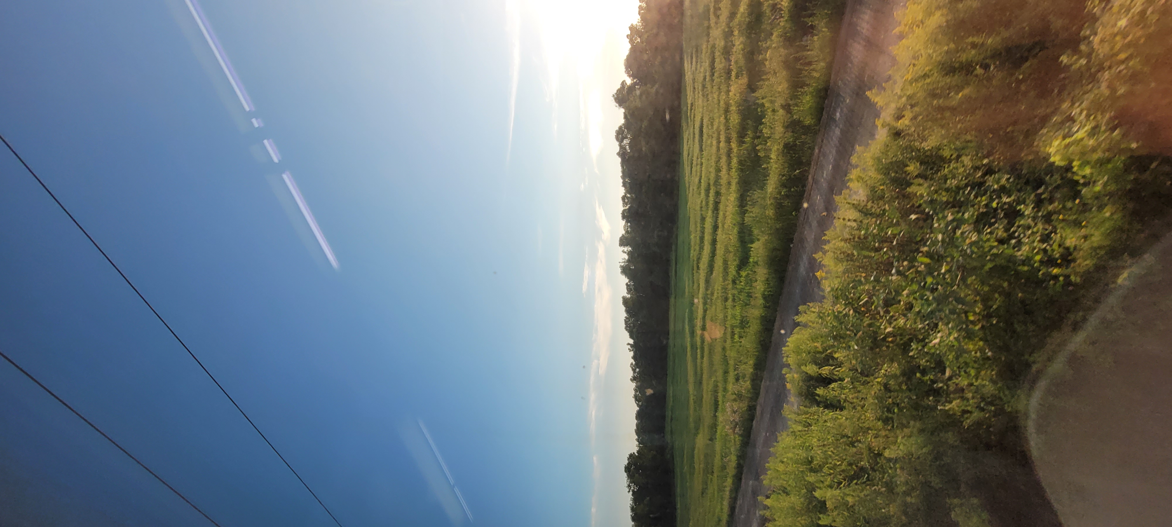 Scenes from train ride across Europe