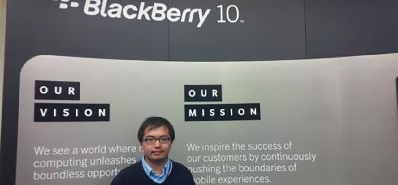 Timothy So at Blackberry in Waterloo, ON