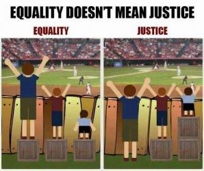 Equality vs Justice