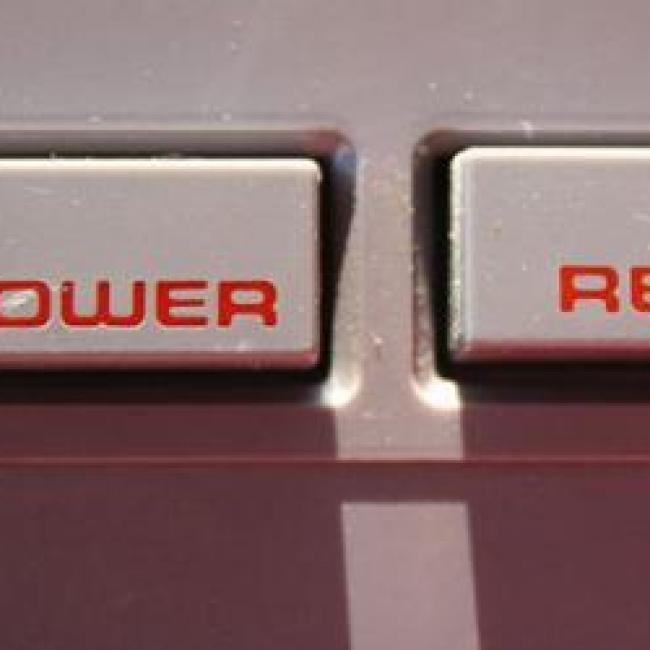Power and reset buttons