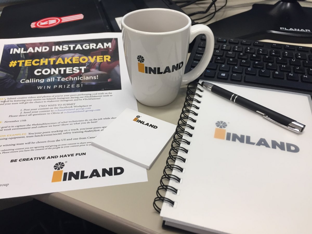 Image of design materials created for Inland Social Media Campaign