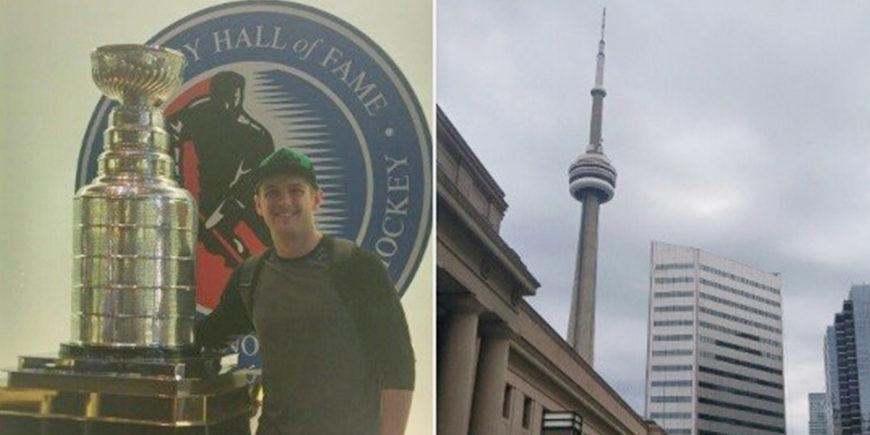 Mark in Toronto and the CN Tower