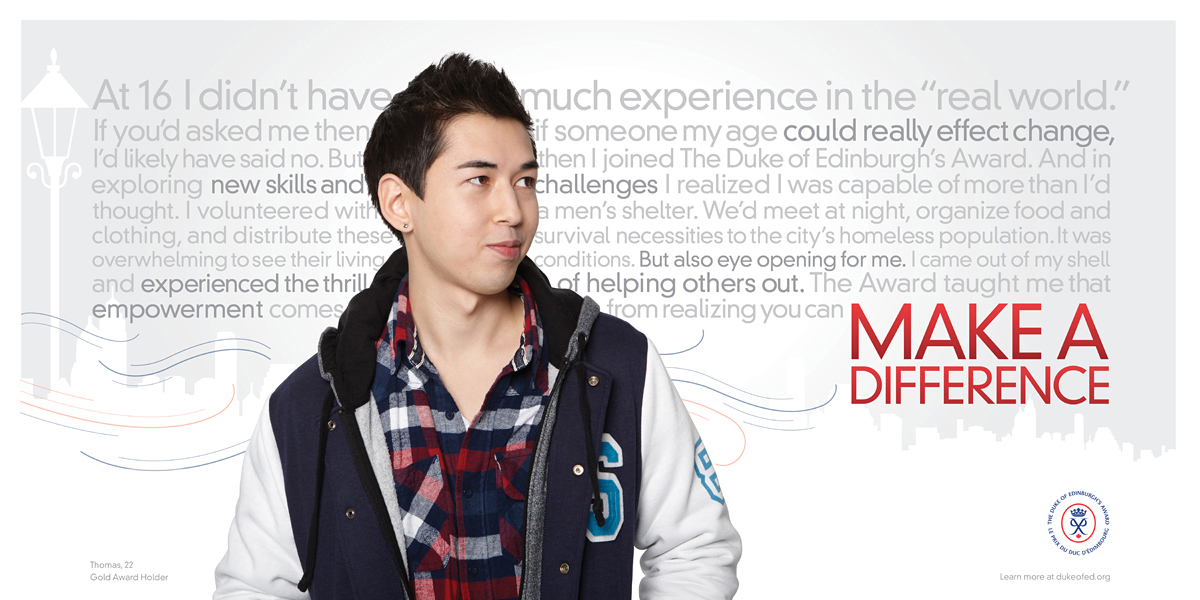 Make a difference banner