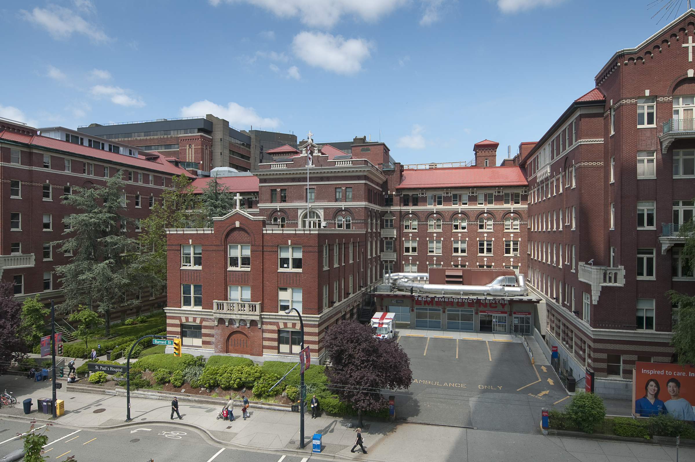 A picture of St. Paul's Hospital, Burrard Building