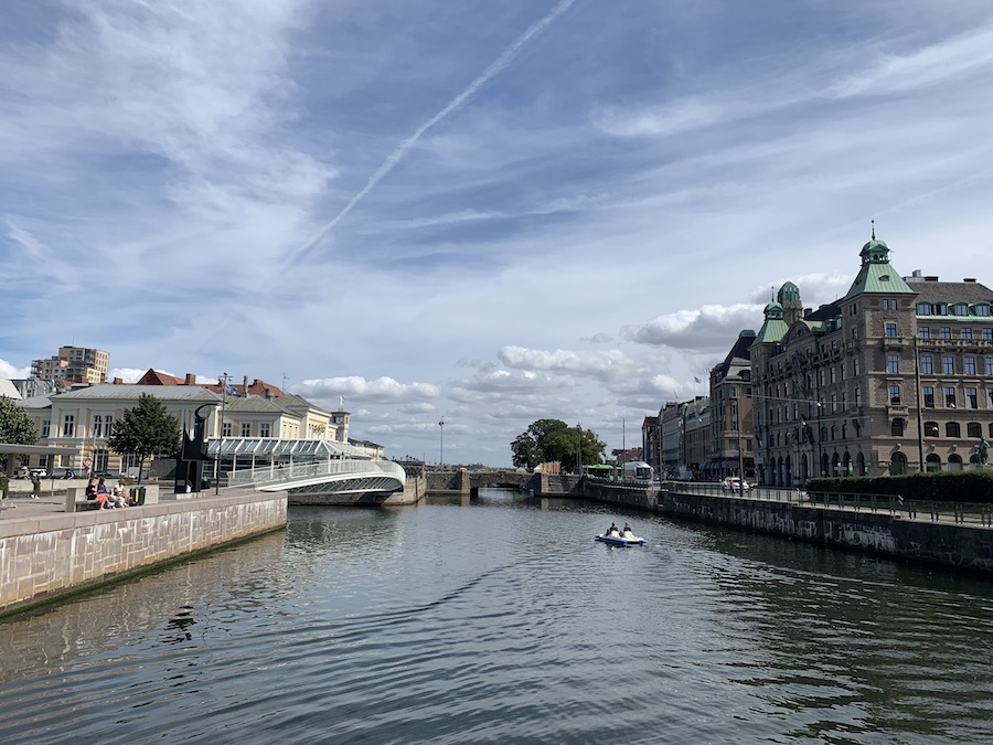 Canal in Malmö, Sweden