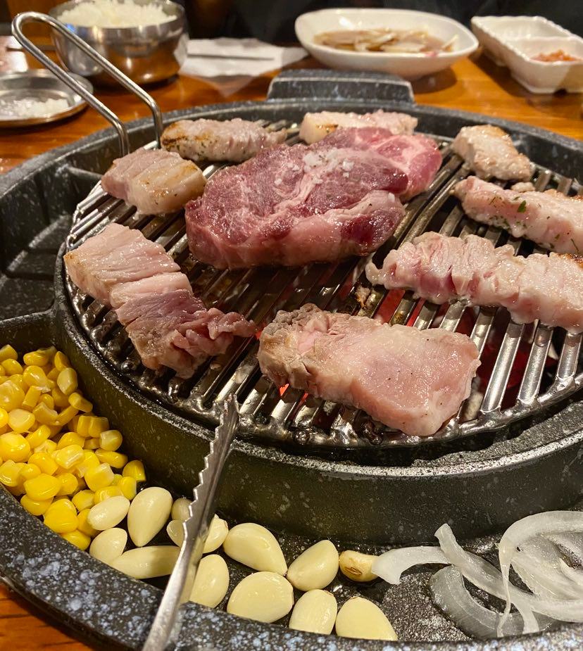 Korean black pork