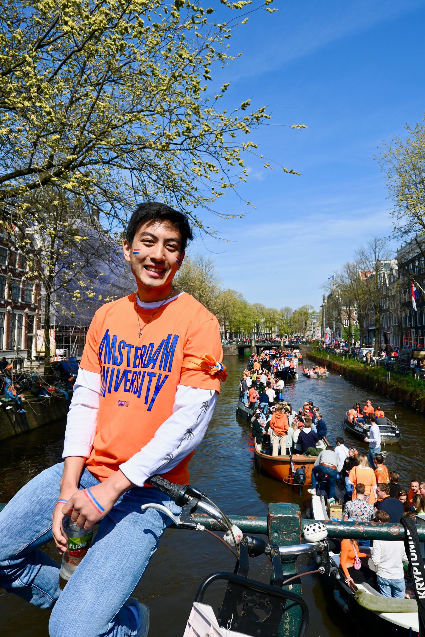 King's Day in Amsterdam, Netherlands