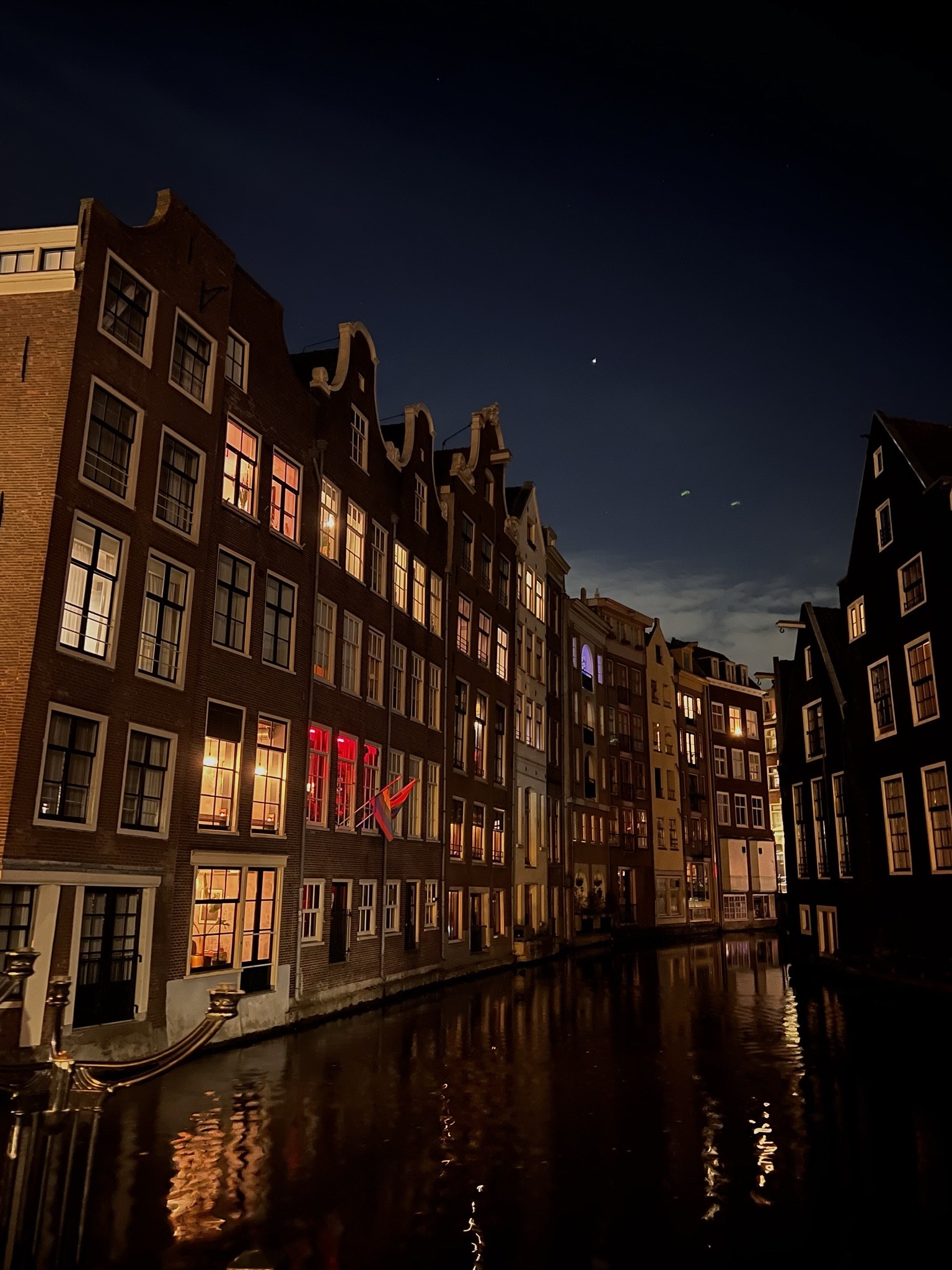 Photo of Amsterdam at night 