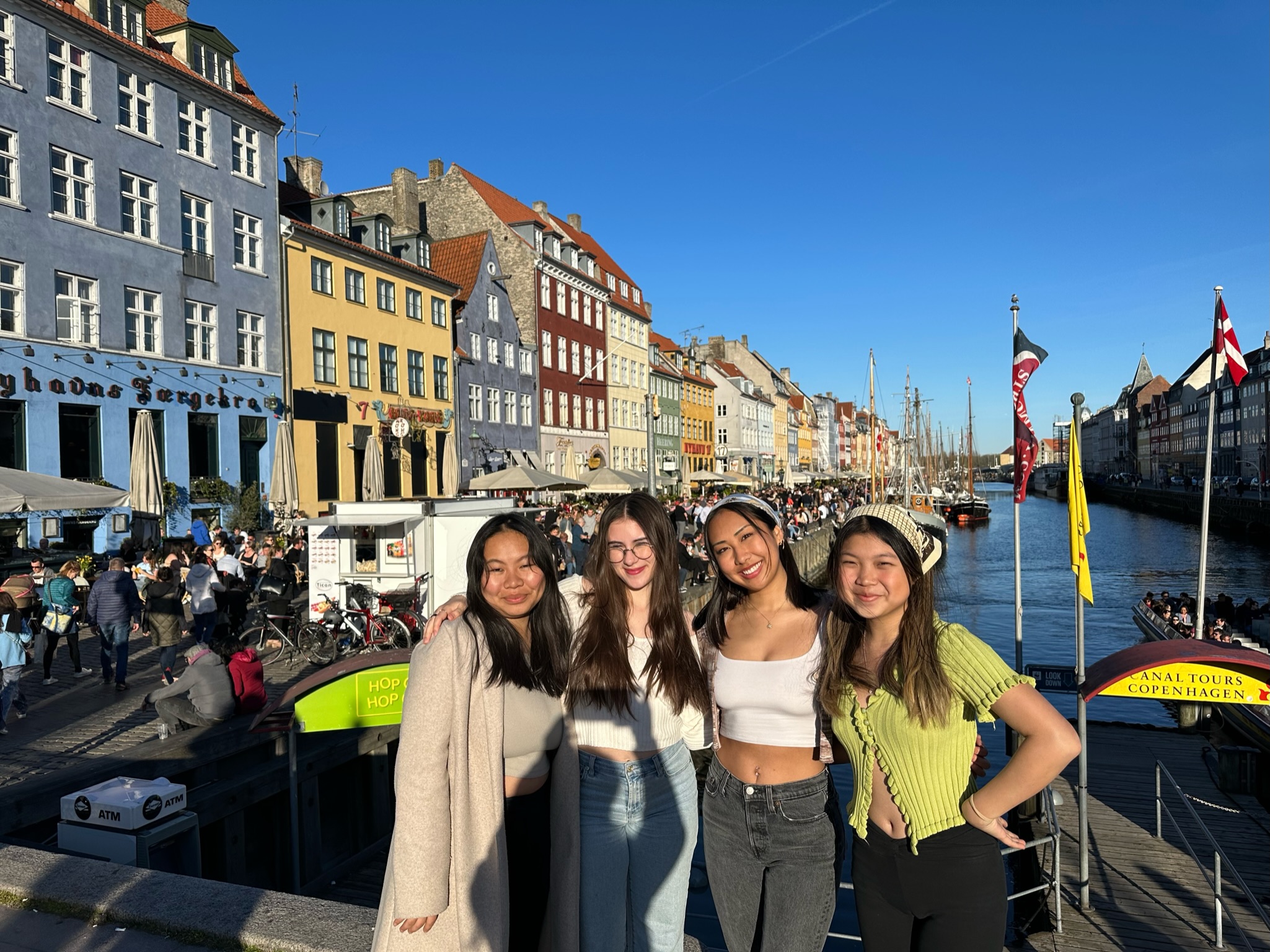 Copenhagen with my exchange friends!