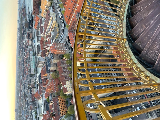 Viewpoint overlooking the city of Copenhagen