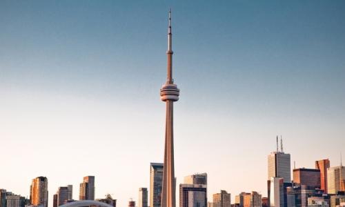 Toronto skyline with the CN Tower