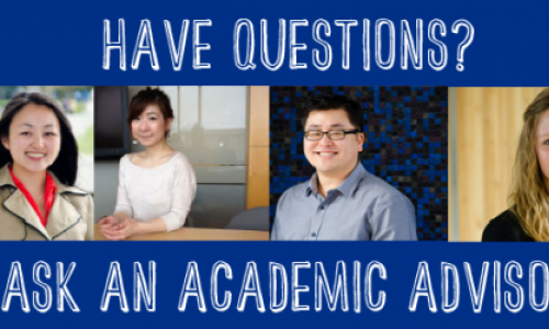 Have questions? Ask an academic advisor