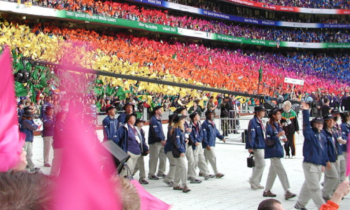  The crowd at the Special Olympics World Games Opening Ceremonies