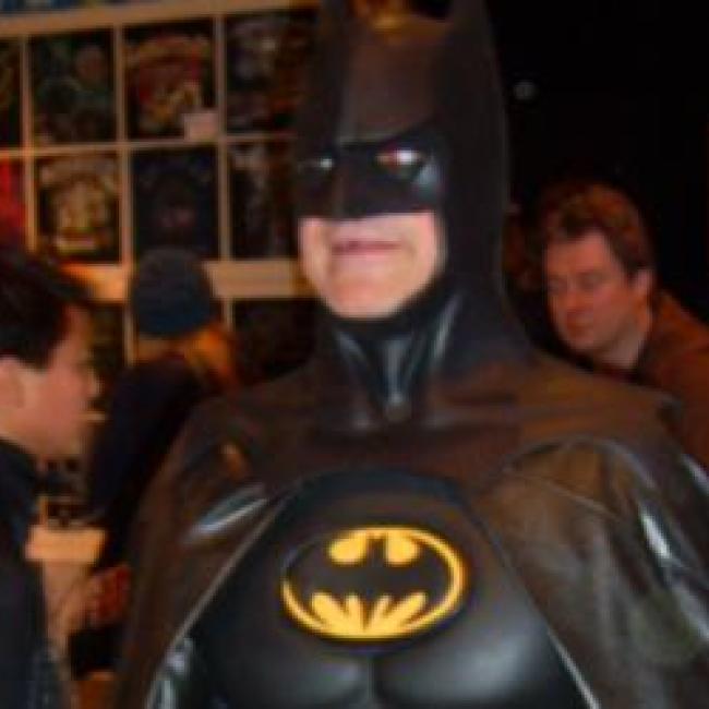 A man dressed as Batman