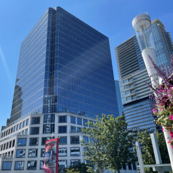 Methanex’s office is on the 17th and 18th floor of the Waterfront Centre