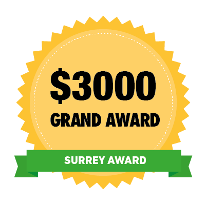 SCEC Grand Award - Surrey Award - $3000 Logo