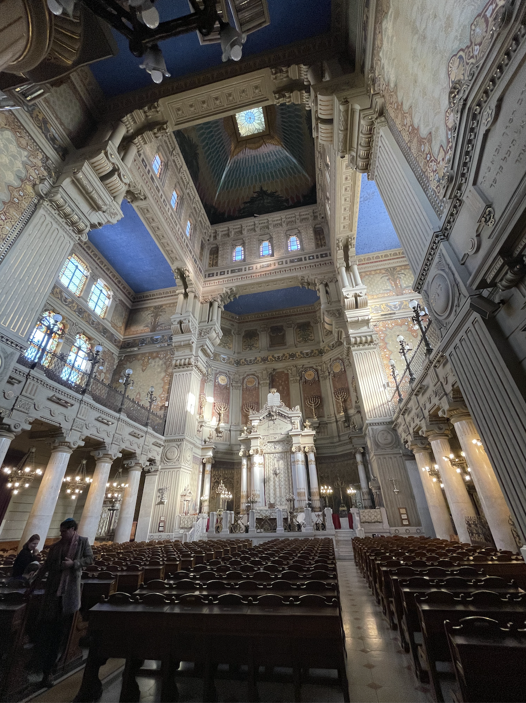 The Great Synagogue of Rome is known for being one of the largest synagogues in the world and an important symbol of the Jewish community in Rome