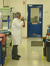 Image of Safia in lab coat