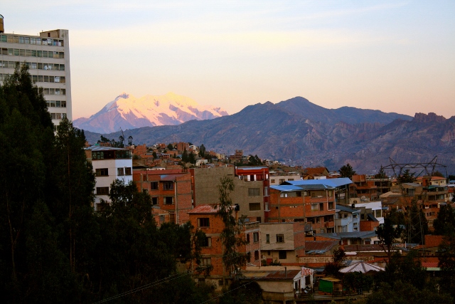 view of bolivian mountains 