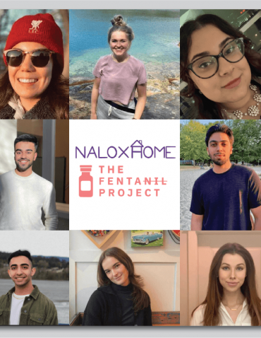 Image of multiple students participating in the Naloxone project