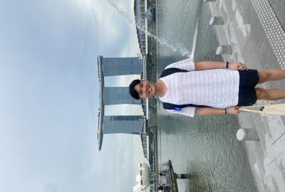 A picture of the iconic Marina Bay Sands taken during orientation day!