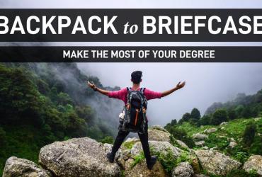 Backpack to Briefcase Event banner