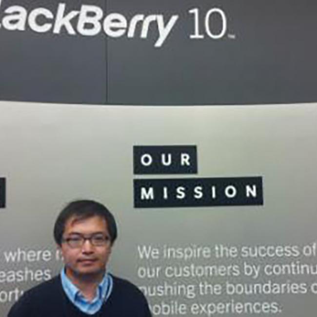 Timothy So at Blackberry in Waterloo, ON