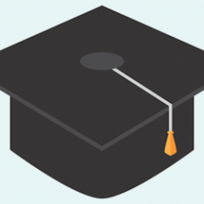 animation of graduation cap